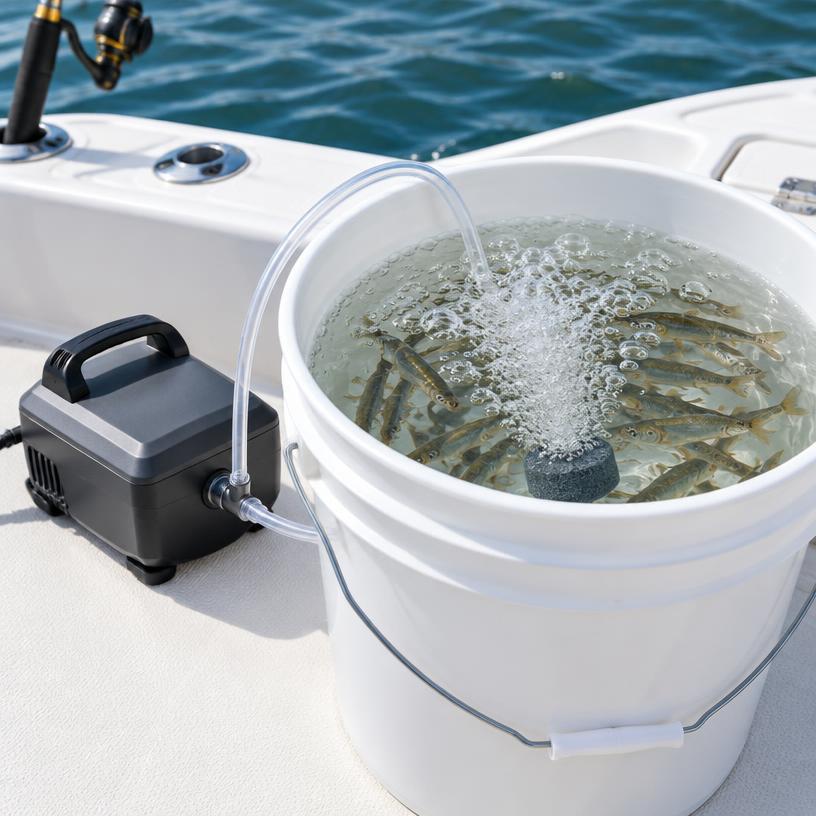 Bowrider Boat Amazing Photo by www.BOWRIDER-BOATS.com — Live Bait Aerator Pump, illustrative boating accessory photo, not an exact listing. Images Created by www.Bowrider-Boats.com