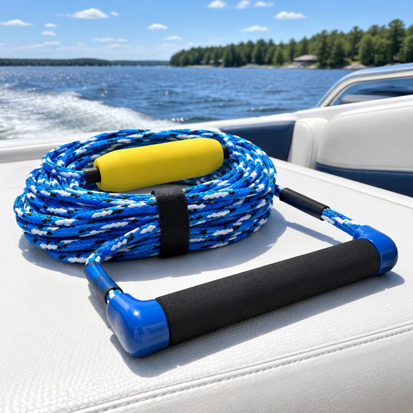 Bowrider Boat Amazing Photo by www.BOWRIDER-BOATS.com — Water Ski Rope and Handle, illustrative boating accessory photo, not an exact listing. Images Created by www.Bowrider-Boats.com