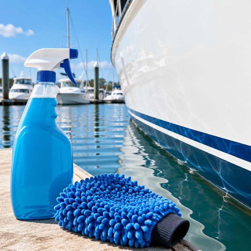 Bowrider Boat Amazing Photo by www.BOWRIDER-BOATS.com — Hull and Waterline Cleaner, illustrative boating accessory photo, not an exact listing. Images Created by www.Bowrider-Boats.com