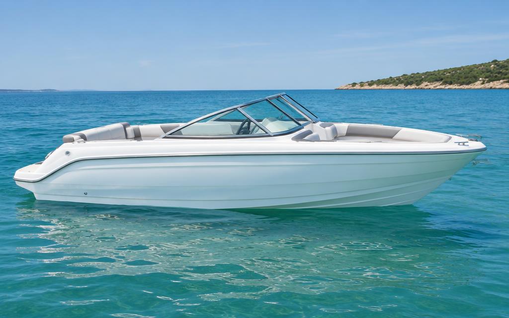 Fibreglass Bowrider Amazing Photo by www.BOWRIDER-BOATS.com — Fibreglass bowrider hull weight comparison. Images Created by www.Bowrider-Boats.com