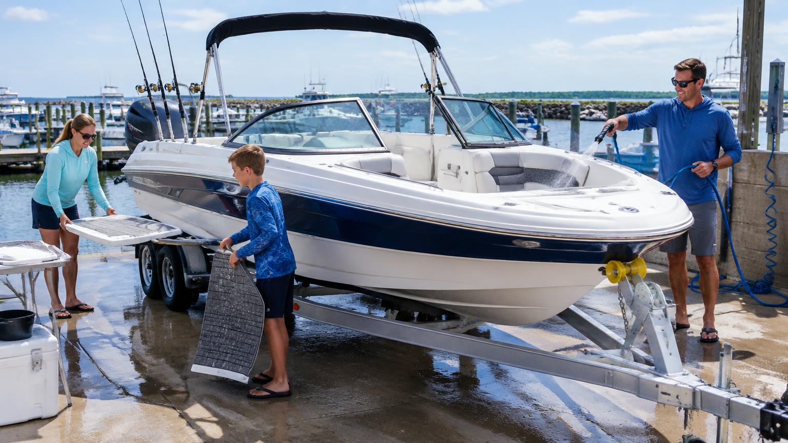 Bowrider Boat Amazing Photo by www.BOWRIDER-BOATS.com — Bowrider Boats for Fishing — Clean down and know the crossover limits. Images Created by www.Bowrider-Boats.com
