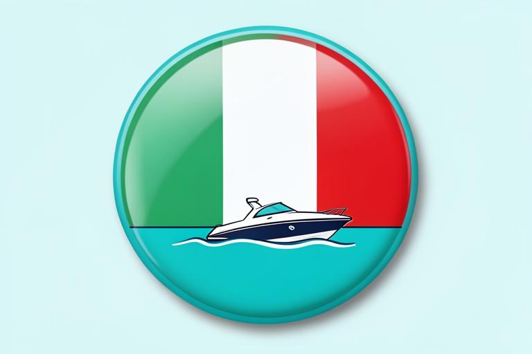 Italy Bowrider Amazing Photo by www.BOWRIDER-BOATS.com — Italy bowrider boat manufacturing emblem. Images Created by www.Bowrider-Boats.com