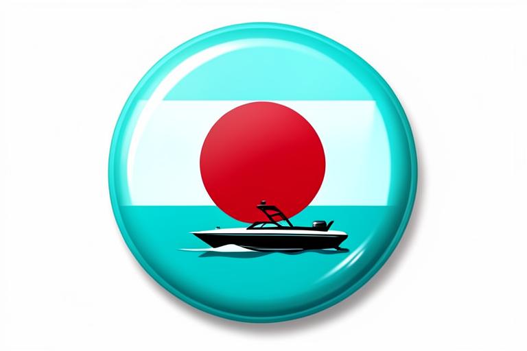Japan Bowrider Amazing Photo by www.BOWRIDER-BOATS.com — Japan bowrider boat manufacturing emblem. Images Created by www.Bowrider-Boats.com