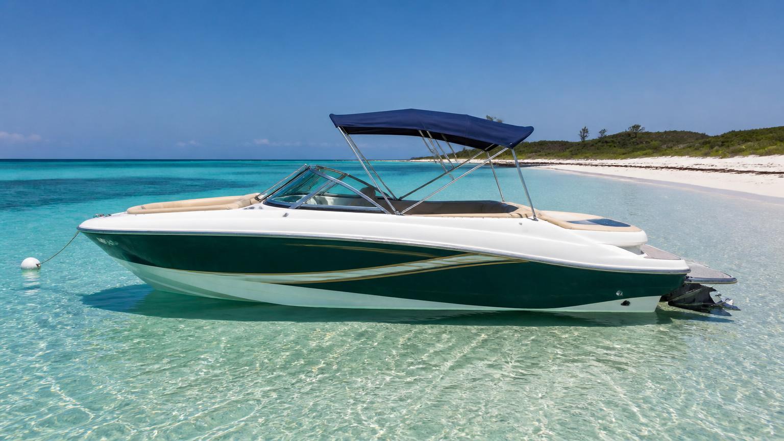 Pioner Pioner 17 Explorer Bowrider Amazing Photo by www.BOWRIDER-BOATS.com — Pioner Pioner 17 Explorer bowrider boat, on the water, 17.0 ft polyethylene hull with outboard propulsion. Images Created by www.Bowrider-Boats.com