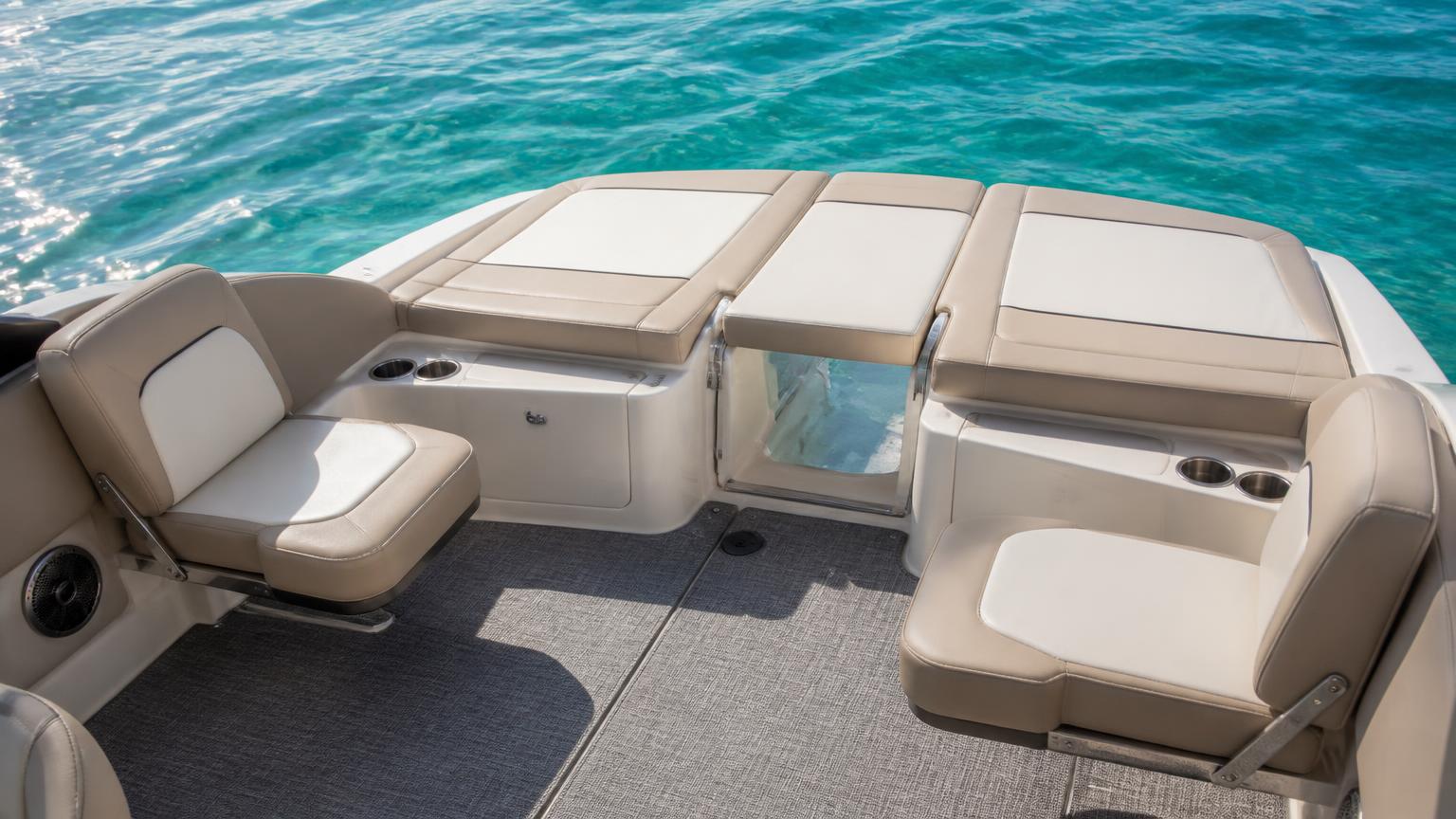 Axopar 22 Spyder Bowrider Amazing Photo by www.BOWRIDER-BOATS.com — Axopar 22 Spyder bowrider boat, on the water, 22.0 ft fibreglass hull with outboard propulsion. Images Created by www.Bowrider-Boats.com