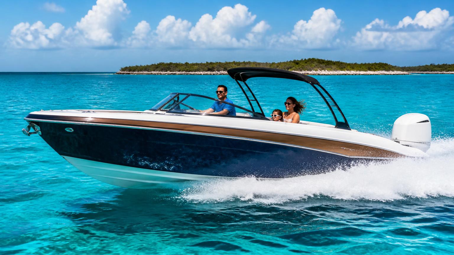 Monterey 218SS Bowrider Amazing Photo by www.BOWRIDER-BOATS.com — Monterey 218SS bowrider boat, on the water, 21.8 ft fibreglass hull with outboard propulsion. Images Created by www.Bowrider-Boats.com
