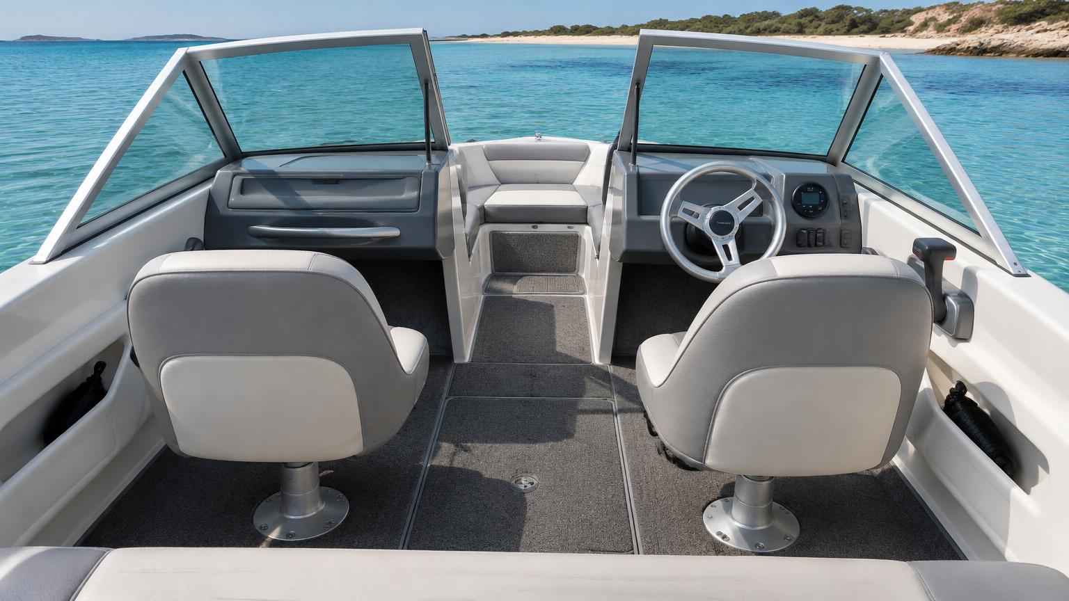 Rinker Captiva 226 Bowrider Amazing Photo by www.BOWRIDER-BOATS.com — Rinker Captiva 226 bowrider boat, on the water, 22.6 ft fibreglass hull with outboard propulsion. Images Created by www.Bowrider-Boats.com