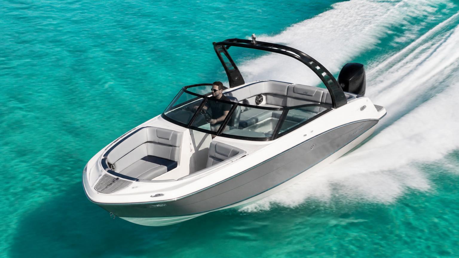 On the Water Amazing Photo by www.BOWRIDER-BOATS.com — Can You Take a Bowrider Offshore Safely?. Images Created by www.Bowrider-Boats.com