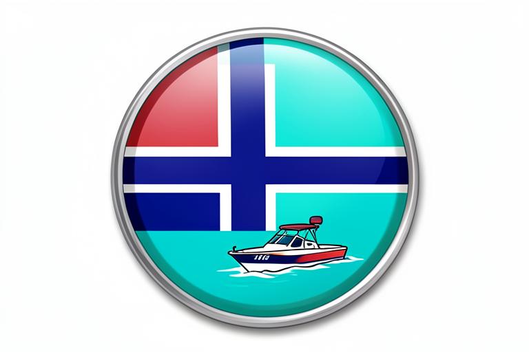 Norway Bowrider Amazing Photo by www.BOWRIDER-BOATS.com — Norway bowrider boat manufacturing emblem. Images Created by www.Bowrider-Boats.com