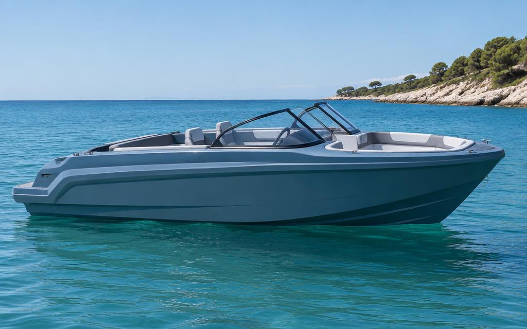 Plastic Bowrider Amazing Photo by www.BOWRIDER-BOATS.com — Plastic Bowrider bowrider hull weight comparison. Images Created by www.Bowrider-Boats.com