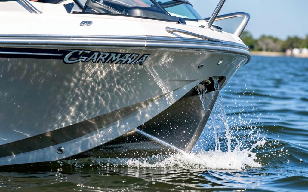 Maxum 2100 SR3 Bowrider Amazing Photo by www.BOWRIDER-BOATS.com — Maxum 2100 SR3 bowrider boat, on the water, 21.0 ft fibreglass hull with stern drive propulsion. Images Created by www.Bowrider-Boats.com